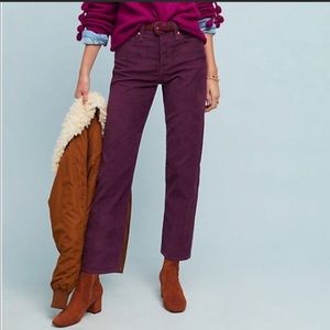 Levi’s Wedgie Straight High Rise Corduroy Pant